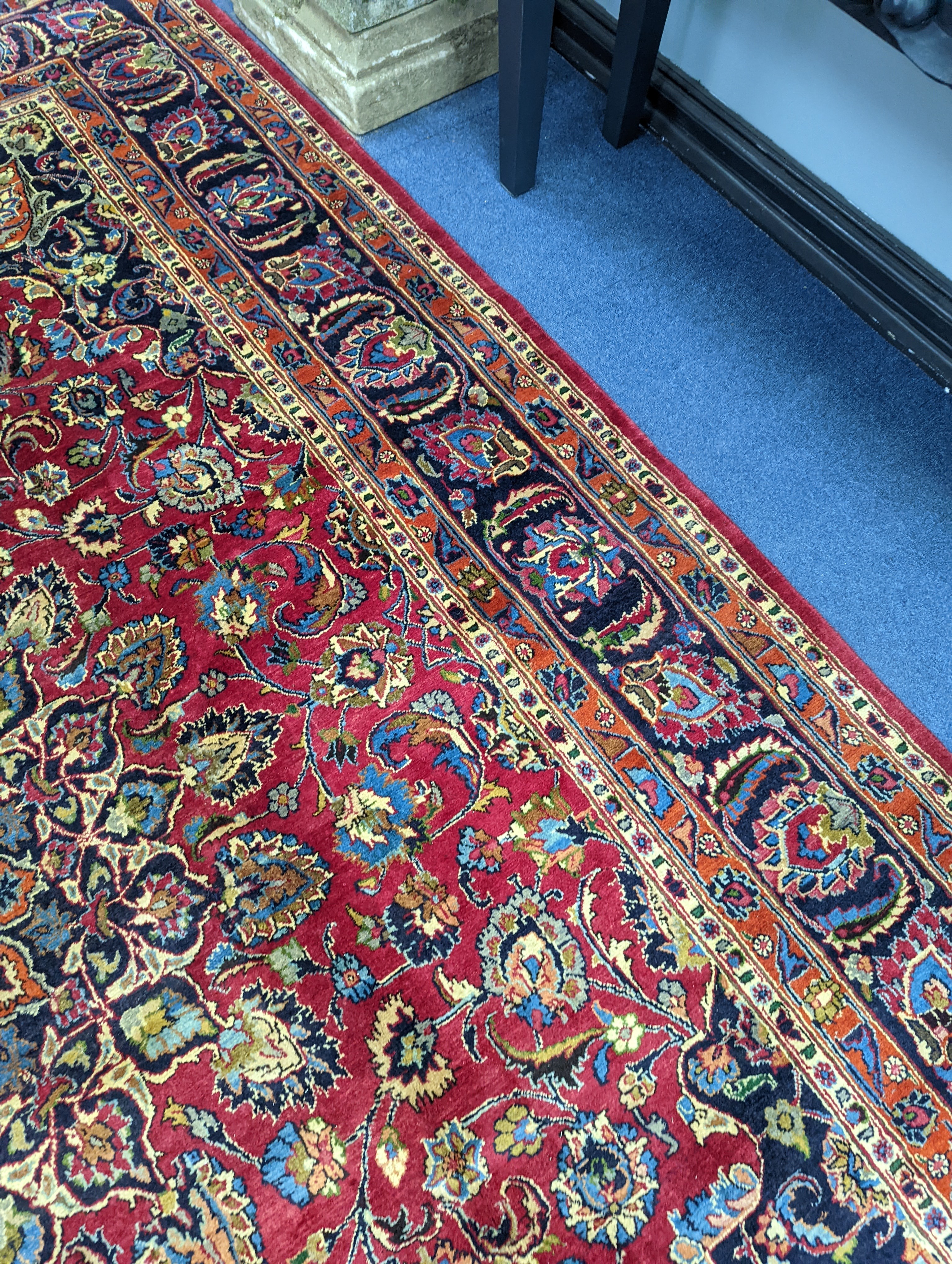 A Kashan carpet, 365 x 245cm